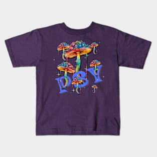 PSY.Magic Mushrooms Kids T-Shirt